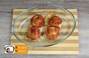 Chicken breast with mozzarella and tomatoes recipe, prepping Chicken breast with mozzarella and tomatoes step 11