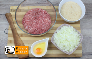 German Meatloaf recipe, prepping German Meatloaf step 1