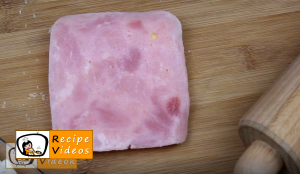 Ham and cheese sticks recipe, prepping Ham and cheese sticks step 5