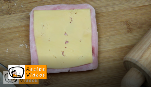 Ham and cheese sticks recipe, prepping Ham and cheese sticks step 6