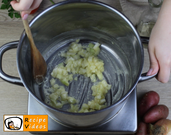 Potato soup recipe, prepping Potato soup step 2