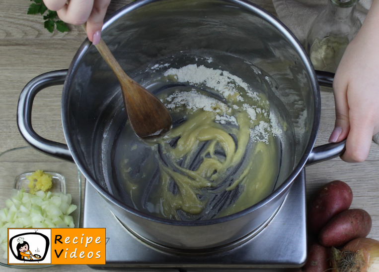 Potato soup recipe, prepping Potato soup step 1