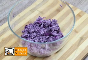 Red cabbage balls recipe, prepping Red cabbage balls step 3