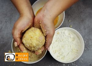 Rice balls with ham and cheese recipe, prepping Rice balls with ham and cheese step 5