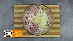 Rice balls with ham and cheese recipe, prepping Rice balls with ham and cheese step 3