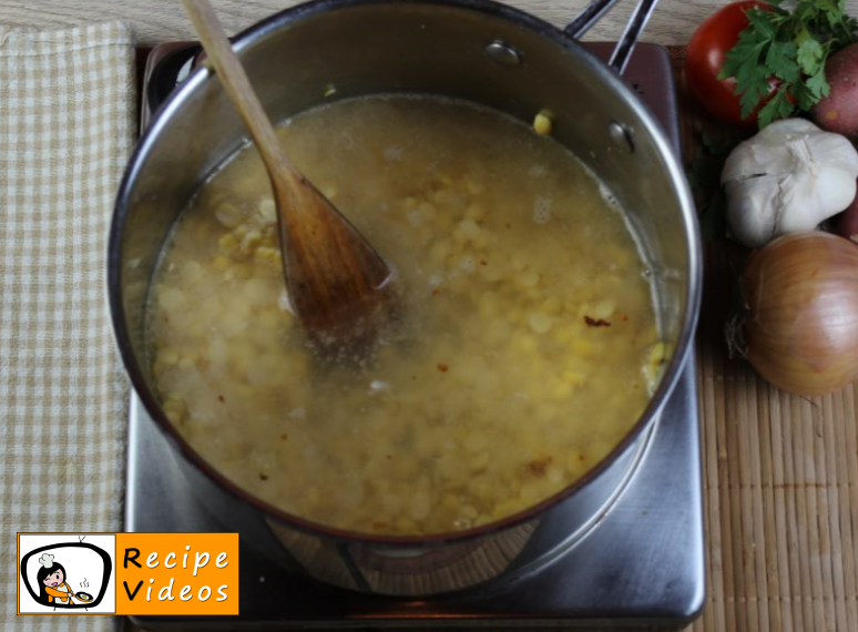 Yellow pea stew recipe, prepping Yellow pea stew step 2