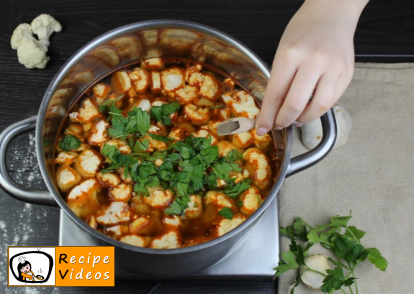 Cauliflower soup with sour cream recipe, prepping Cauliflower soup with sour cream step 7