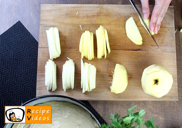 Apple cake recipe, prepping Apple cake step 5