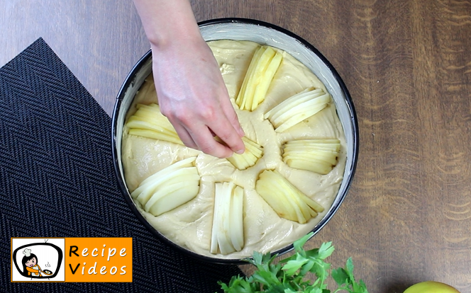 Apple cake recipe, prepping Apple cake step 6