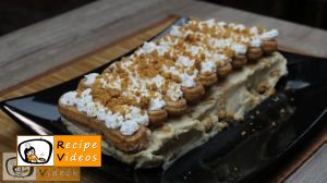 Caramel ladyfinger slices recipe, prepping Caramel ladyfinger slices step 12