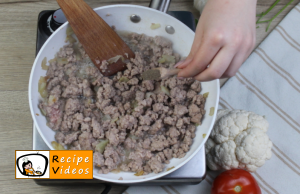 Cauliflower casserole recipe, prepping Cauliflower casserole step 4