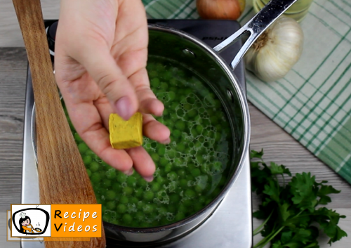 Cream peas recipe, prepping Cream peas step 5