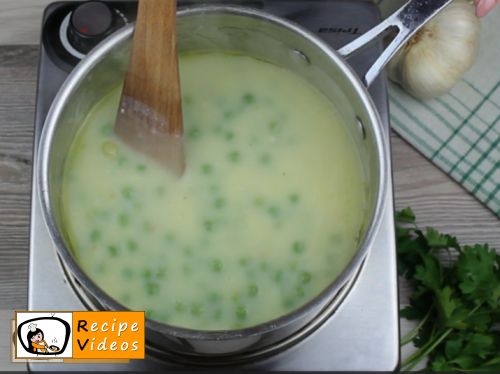 Cream peas recipe, prepping Cream peas step 7