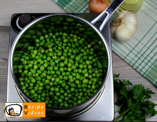 Cream peas recipe, prepping Cream peas step 1