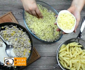 Creamy corn penne recipe, prepping Creamy corn penne step 5