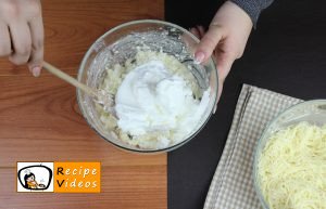 Curd strudel recipe, prepping Curd strudel step 2