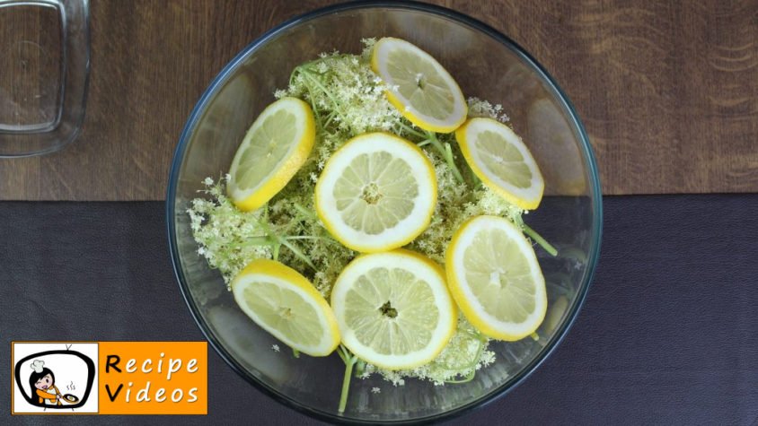 Elderflower syrup recipe, prepping Elderflower syrup step 1