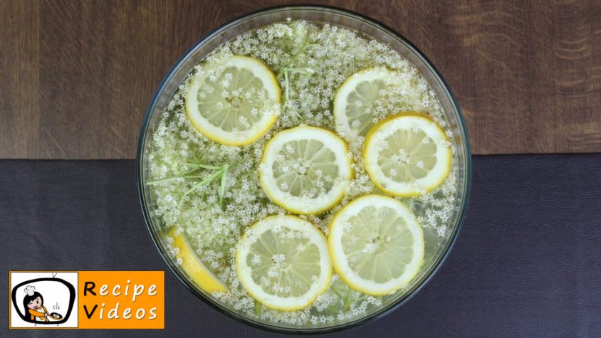 Elderflower syrup recipe, prepping Elderflower syrup step 2