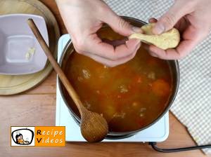 Goulash soup recipe, prepping Goulash soup step 8