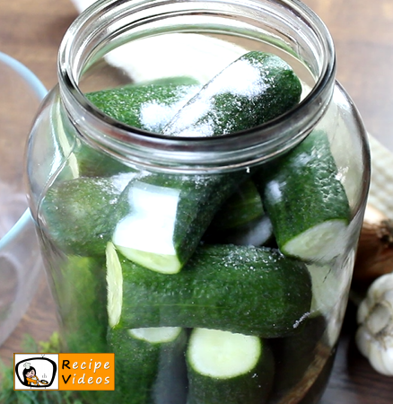 Hungarian Kovaszos Uborka (Sour Pickles) recipe, prepping Hungarian Kovaszos Uborka (Sour Pickles) step 4