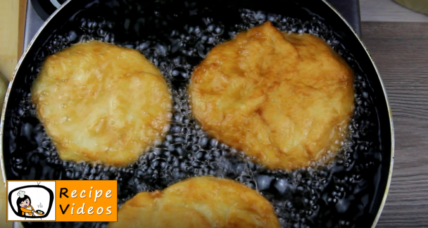 Hungarian Lángos recipe, prepping Hungarian Lángos step 7