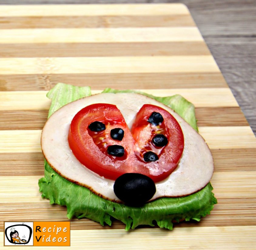 Ladybug Sandwich recipe, prepping Ladybug Sandwich step 4