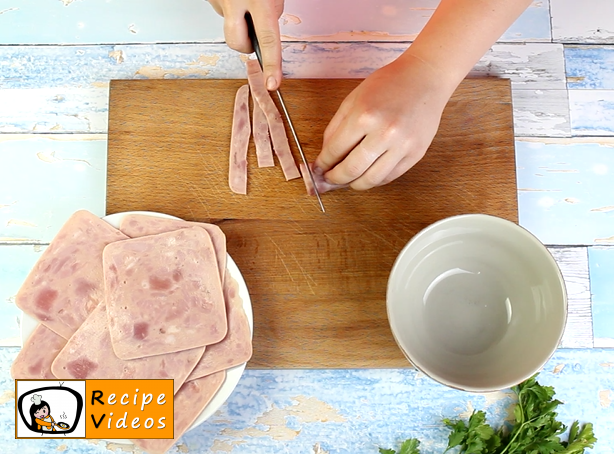 Noodle casserole recipe, prepping Noodle casserole step 1