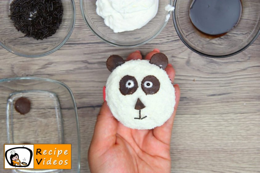 Panda Muffins recipe, how to make Panda Muffins step 7