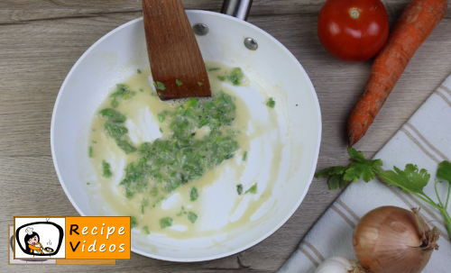 Parsley Roux recipe, prepping Parsley Roux step 4