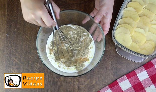 Potato gratin recipe, prepping Potato gratin step 4