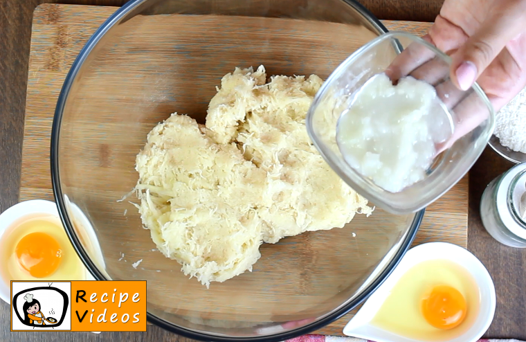 Potato pancakes recipe, prepping Potato pancakes step 1