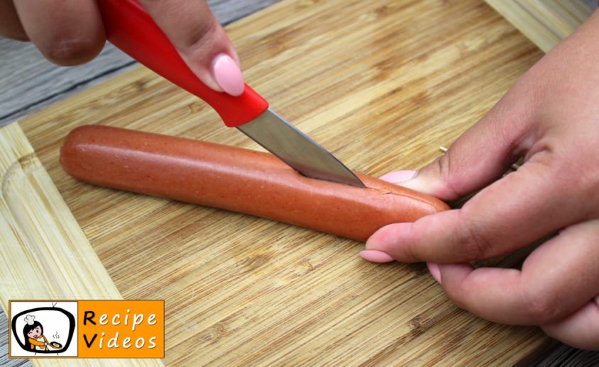 Sausage Daisies recipe, prepping Sausage Daisies step 1