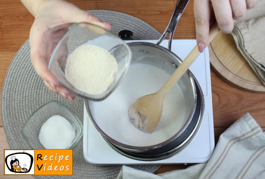 Semolina porridge recipe, prepping Semolina porridge step 2