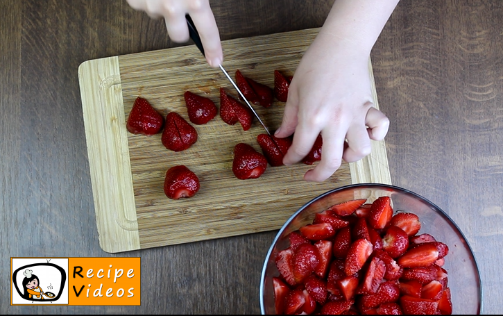 Strawberry Jam recipe, prepping Strawberry Jam step 1