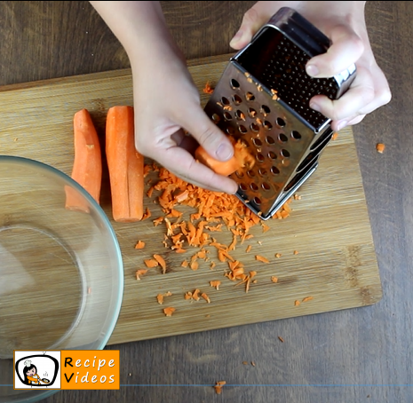 Sweet carrot salad recipe, prepping Sweet carrot salad step 1