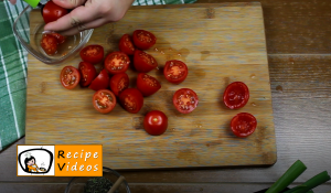 Breaded tomato nibbles recipe, prepping Breaded tomato nibbles step 2