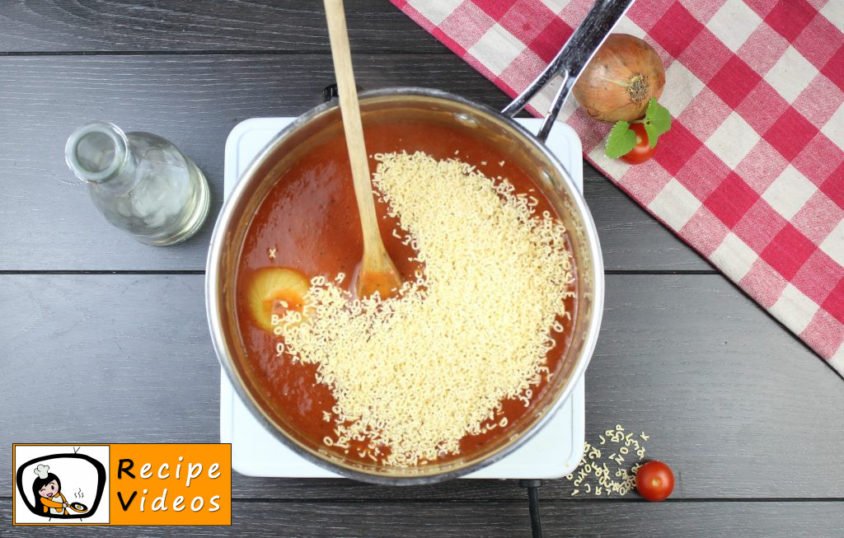 Tomato soup recipe, prepping Tomato soup step 7