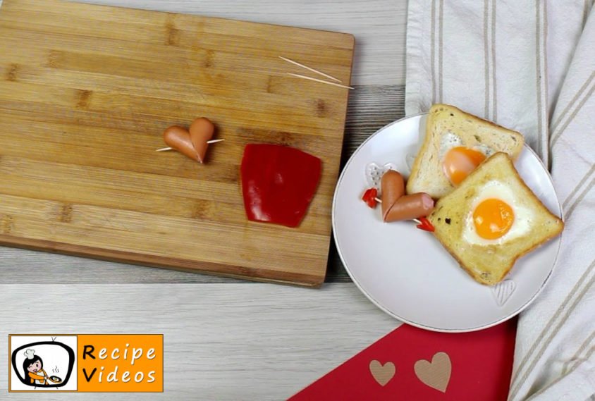 Valentine's Day Breakfast recipe, prepping Valentine's Day Breakfast step 2