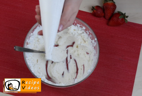 Valentine's Day Mini Red Velvet Fruit Cake recipe, prepping Valentine's Day Mini Red Velvet Fruit Cake step 10