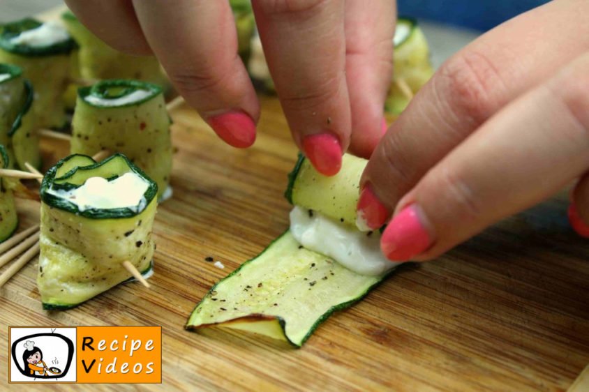 Zucchini Rolls recipe, prepping Zucchini Rolls step 7