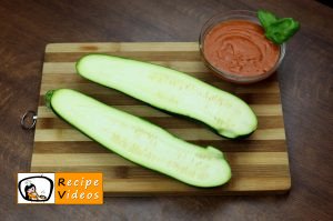 Zucchini Pizza recipe, prepping Zucchini Pizza step 2