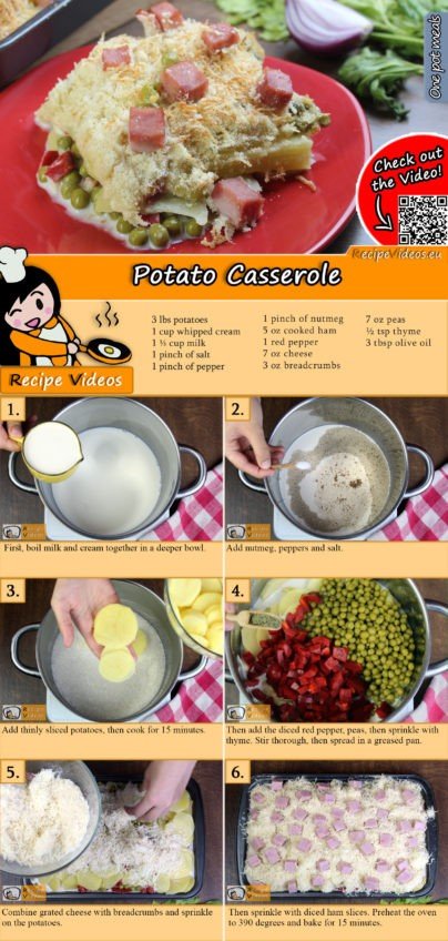 Potato casserole recipe with video