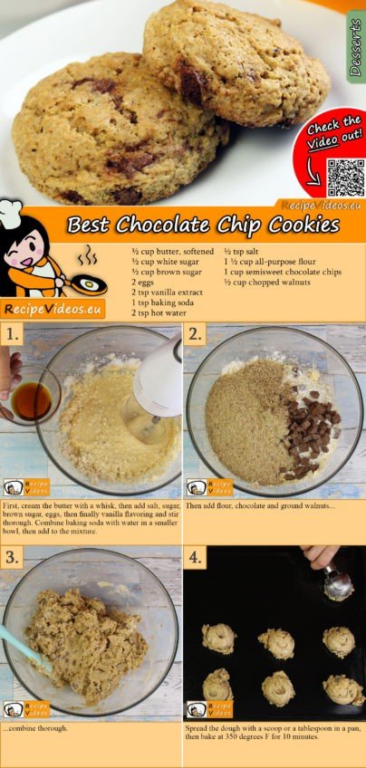 Best Chocolate Chip Cookies recipe with video