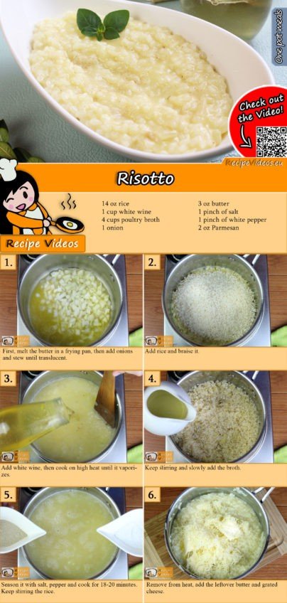 Risotto recipe with video