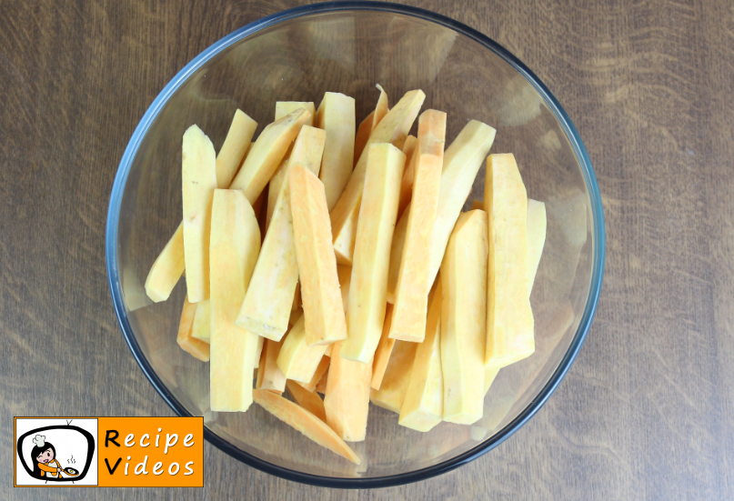 Sweet Potato Fries recipe, how to make Sweet Potato Fries step 1