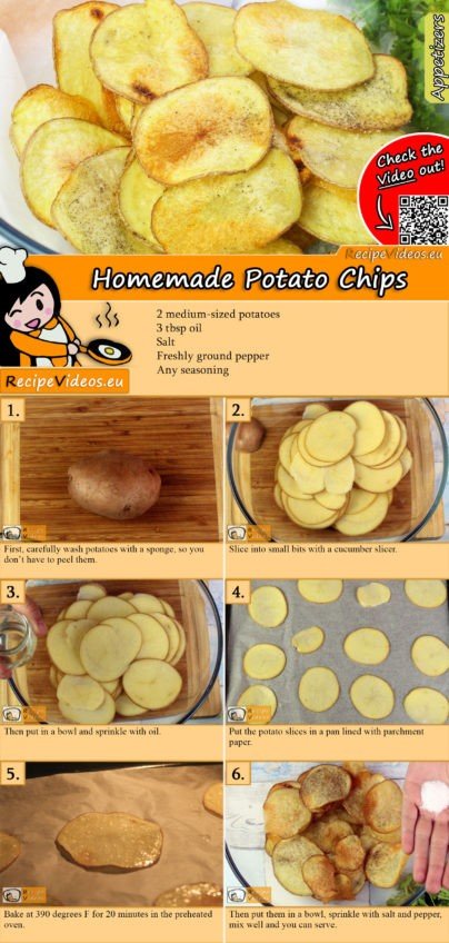 Homemade Potato Chips recipe with video