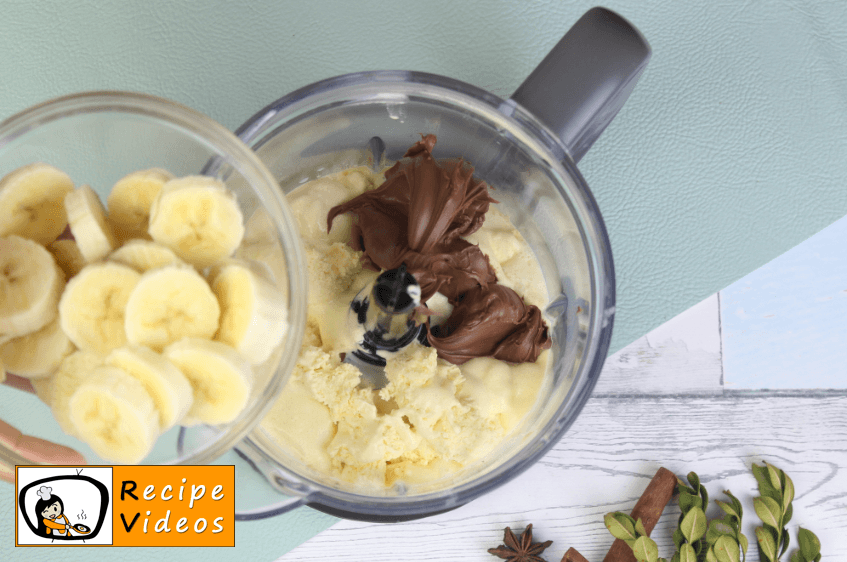 Chocolate Banana Milkshake recipe, prepping Chocolate Banana Milkshake step 1