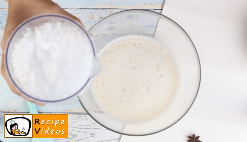 Snow Cream recipe, prepping Snow Cream step 2